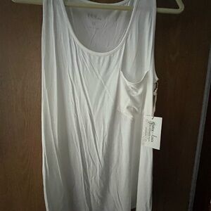 Grace & Lace Classic White Tank Top